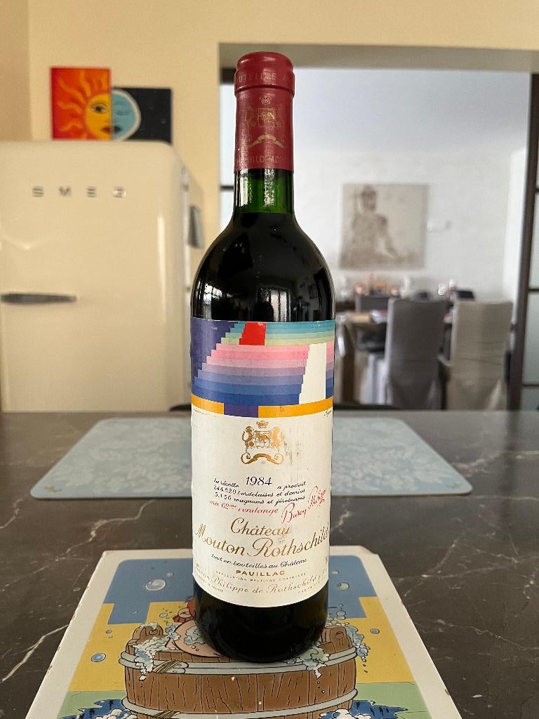 Château Mouton Rothschild, Enlèvement ou Envoi, Pleine, Comme neuf, Vin rouge
