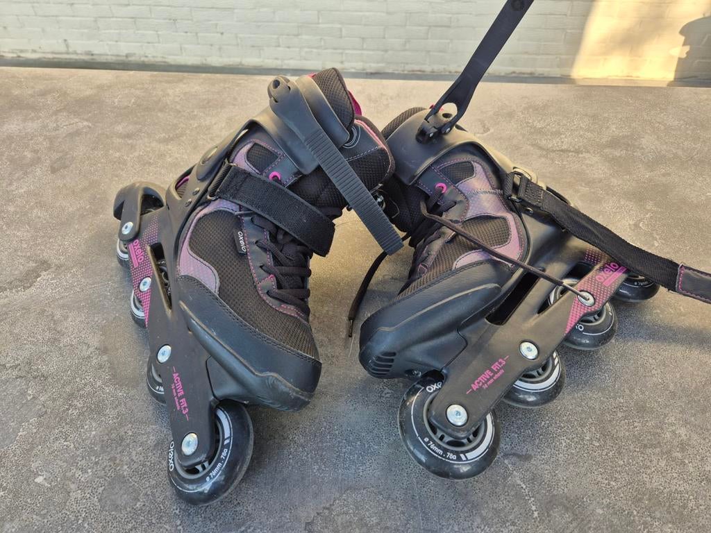 Inline skates maat 39-42, Verstelbaar, Kinderen, Zo goed als nieuw, Inline skates 4 wielen