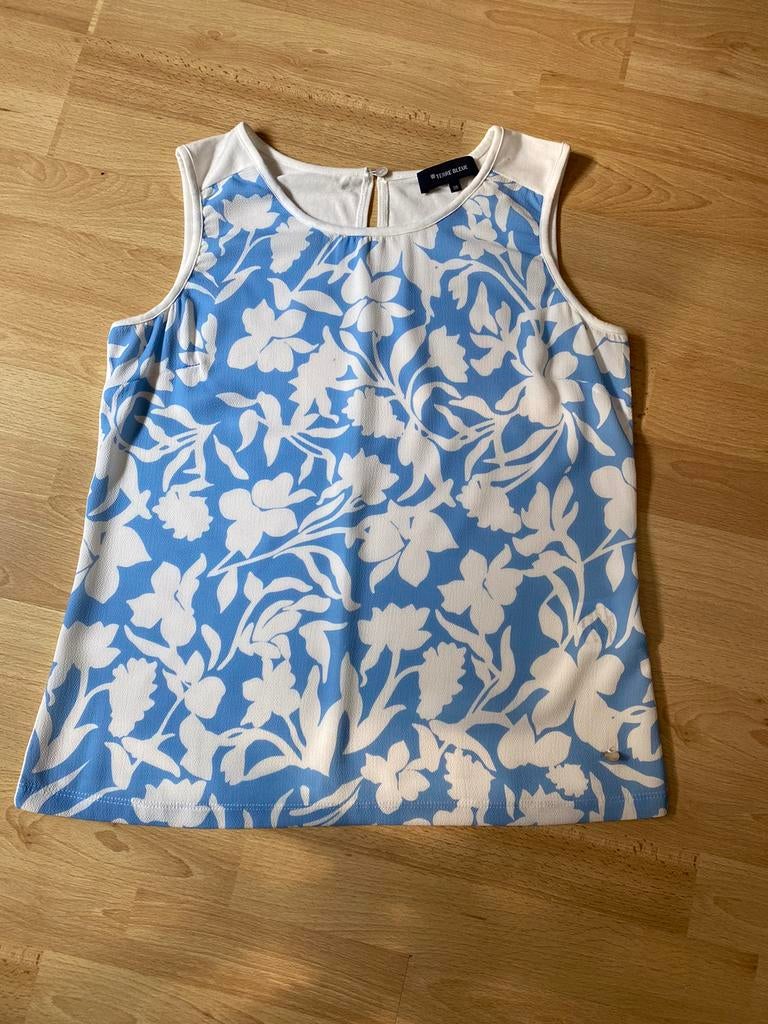 Bloesje Terre Bleue, maat 38, Maat 38/40 (M), Blauw, Zo goed als nieuw, "" TERRE BLEUE ""