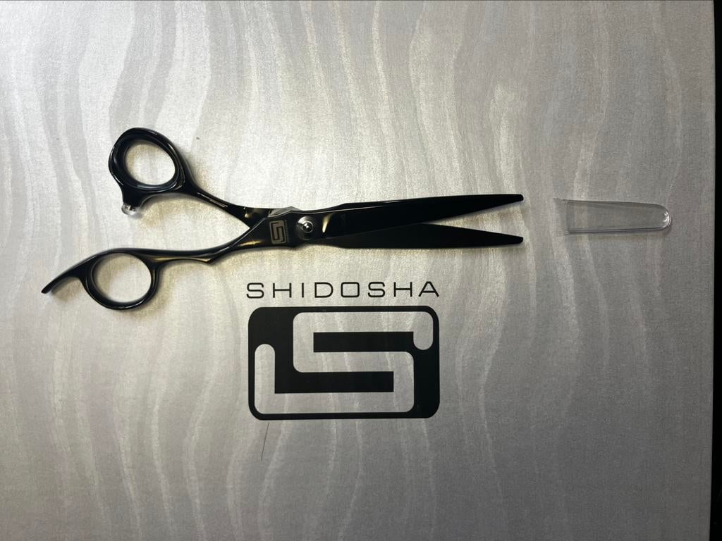 Shidosha kappersschaar Black Titanium SH 13 ciseaux scissors, Handtassen en Accessoires, Ophalen