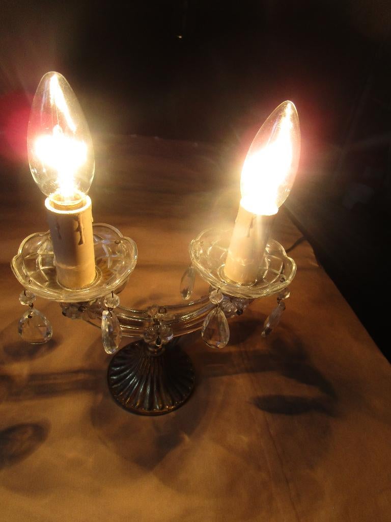 kristallen Marie-therese lamp, Antiquités & Art, Enlèvement
