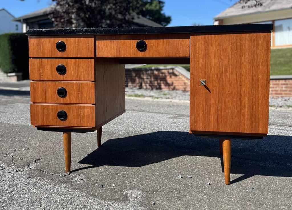 Magnifique bureau Art Déco Mid Century, Antiquités & Art, Enlèvement