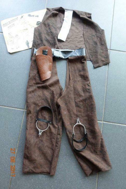 verkleedkledij cowboy maat 110, Ophalen, Gebruikt