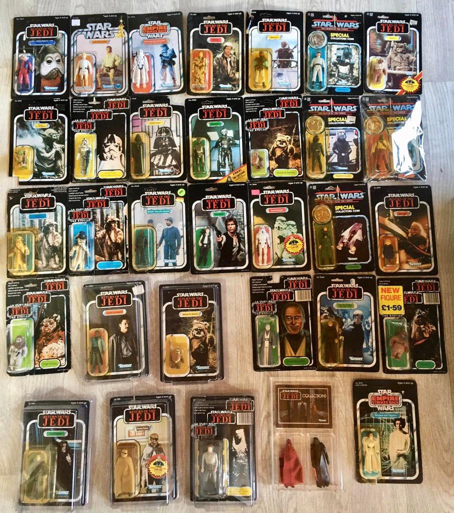 Vintage Star Wars-figuren, Ophalen