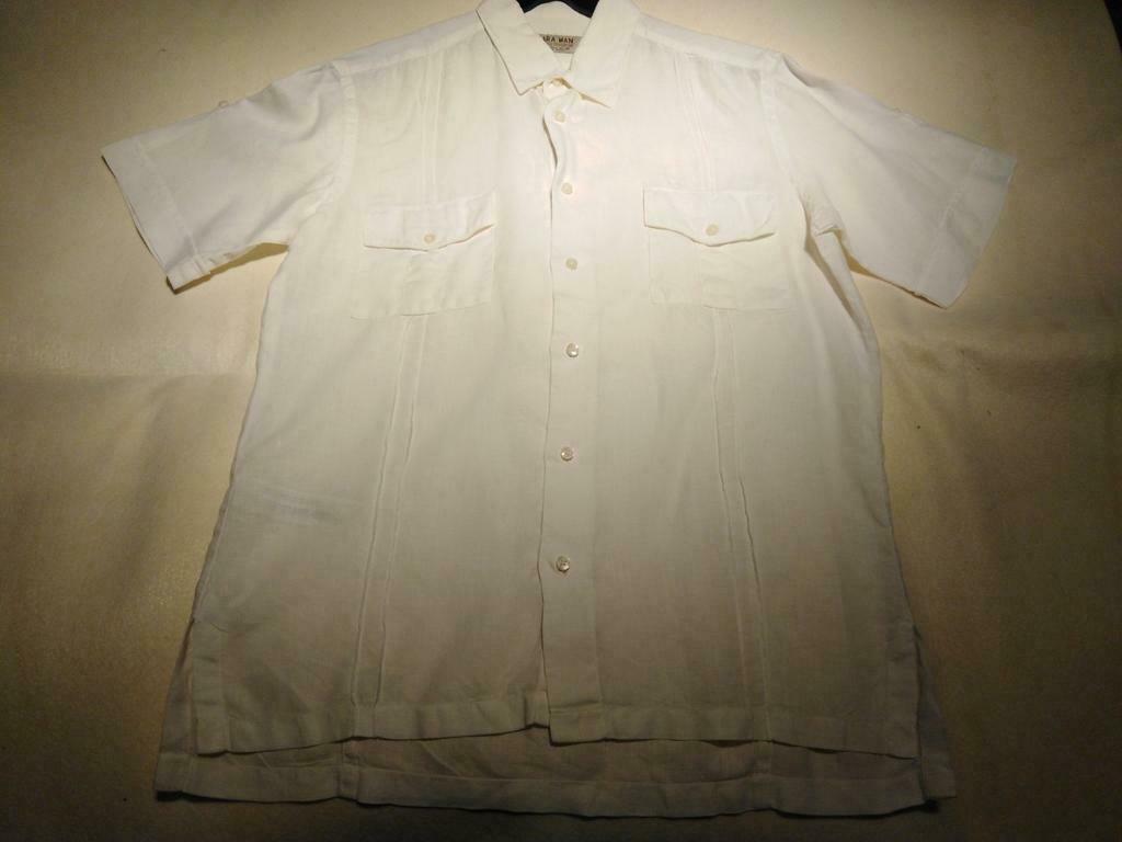 Hemd korte mouw, Zara, maat M, Zara, Wit, Gedragen, Halswijdte 39/40 (M)