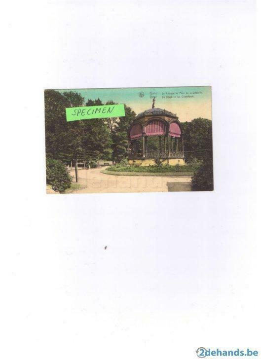 Gent De kiosk in het Citadelpark oude postkaart, Verzamelen, Postkaarten | Buitenland
