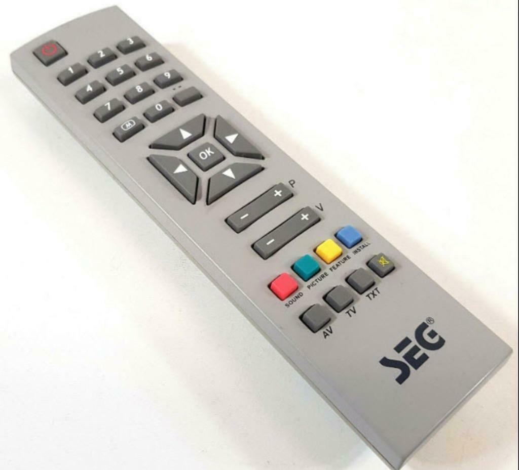 Afstandsbediening SEG RC 1240-2440 TV, Ophalen of Verzenden, Zo goed als nieuw, Origineel, Tv
