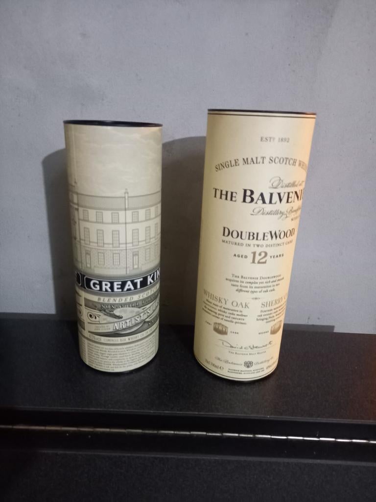 Lege dozen whisky, Verzamelen, Ophalen, Zo goed als nieuw