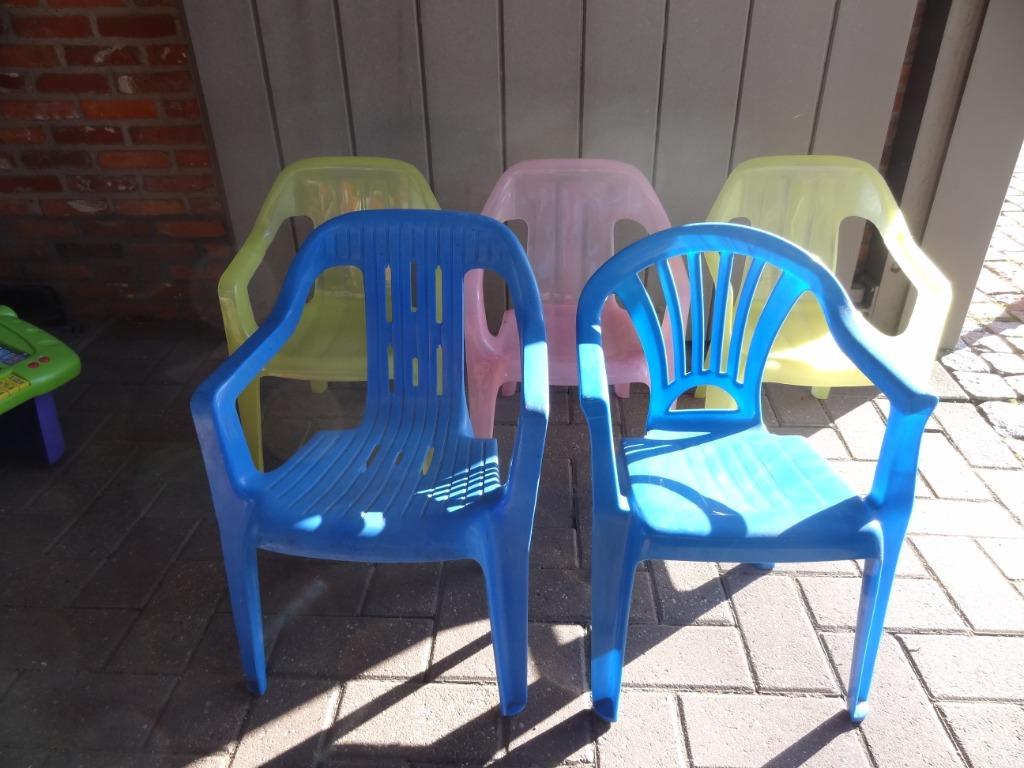 Kinder tuinstoeltjes, Ophalen, Gebruikt