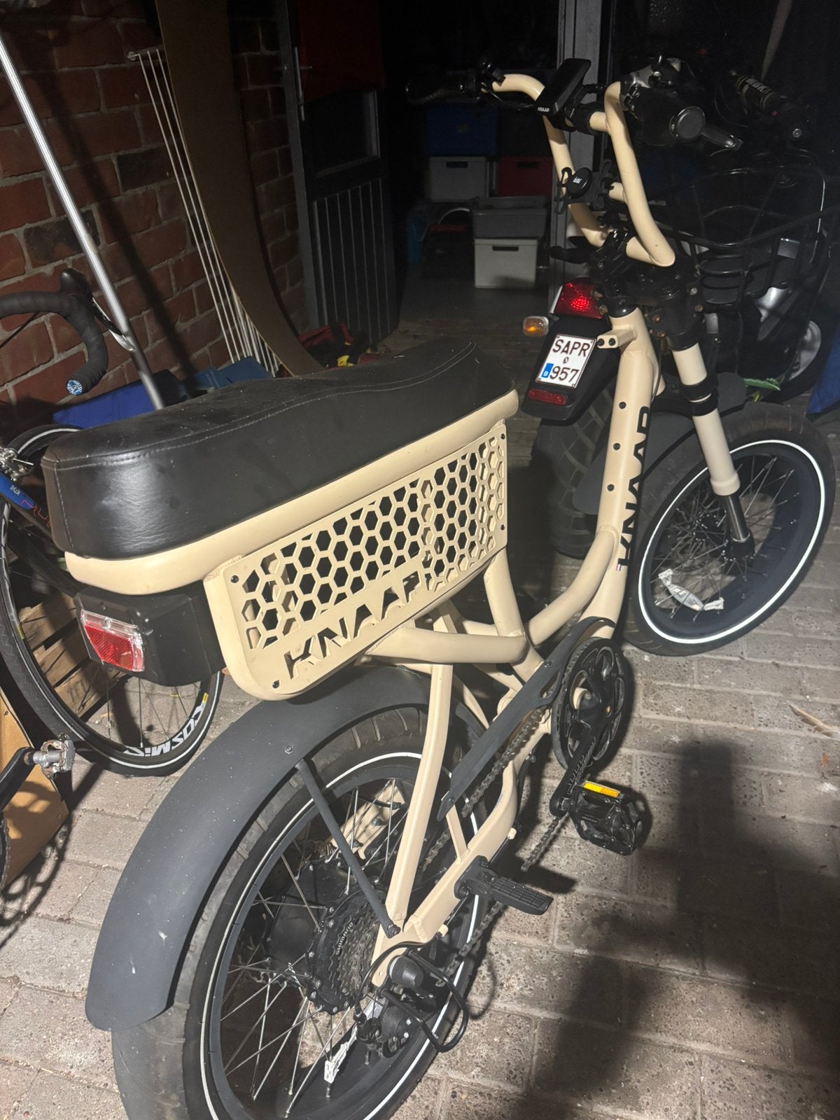 Knaap fatbike lage instap, Fietsen en Brommers, 59 cm of meer, Ophalen, Zo goed als nieuw, 50 km per accu of meer