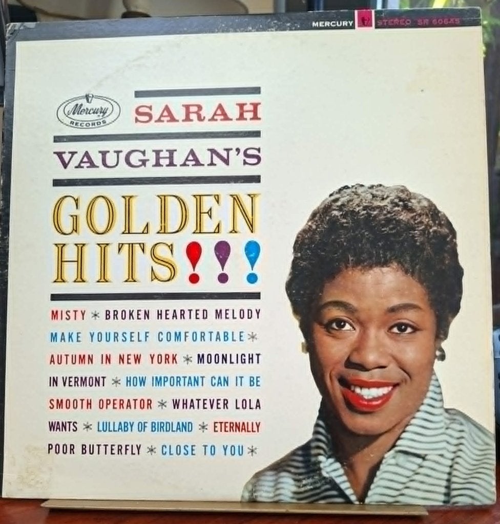 Popcorn Groove/Sarah Vaughan/Golden Hits, Cd's en Dvd's, Vinyl | Jazz en Blues, LP, Gebruikt, Beschermende buitenhoes, Ophalen of Verzenden
