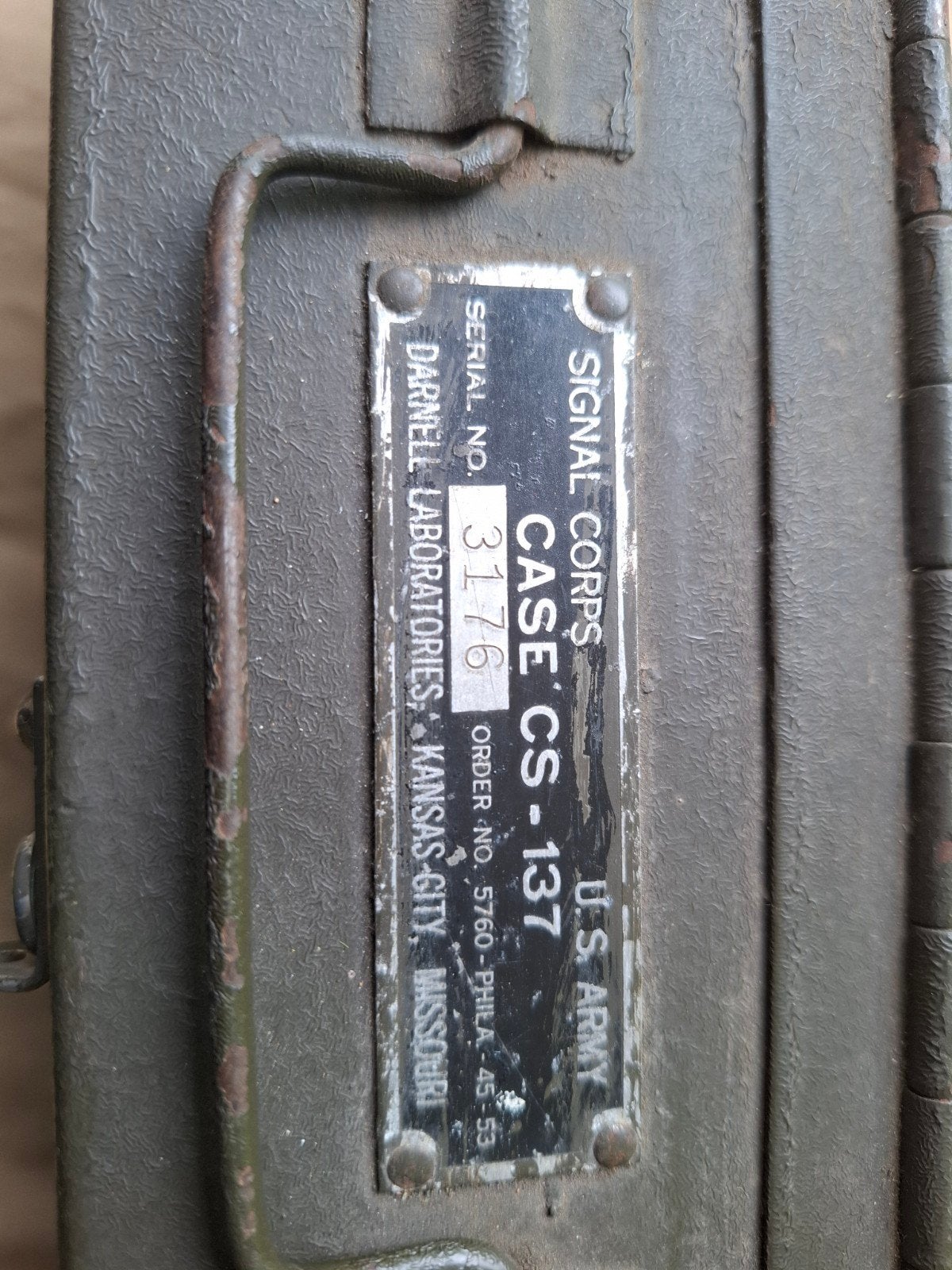 CASE CS-137 signal corps, Collections, Objets militaires | Seconde Guerre mondiale, Enlèvement ou Envoi