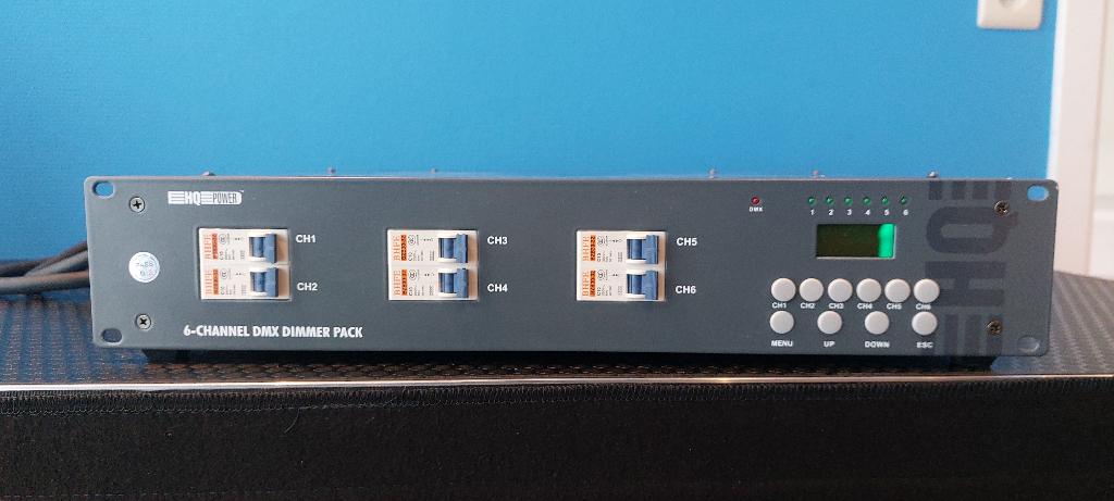 HQ POWER 6-CHANNEL DMX DIMMER PACK, Muziek en Instrumenten, Ophalen, Zo goed als nieuw, Licht, Geluidgestuurd