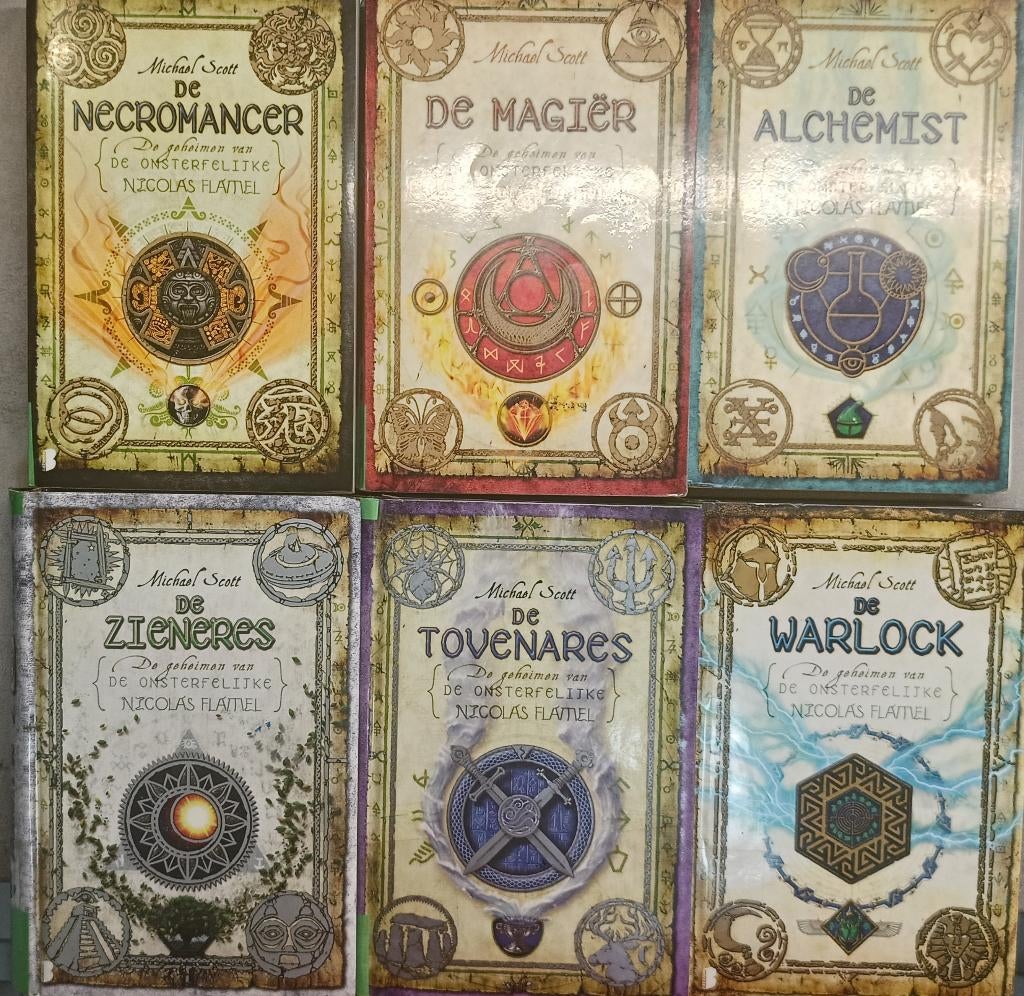 Complete serie: Nicolas Flamel, Boeken, Ophalen of Verzenden, Gelezen