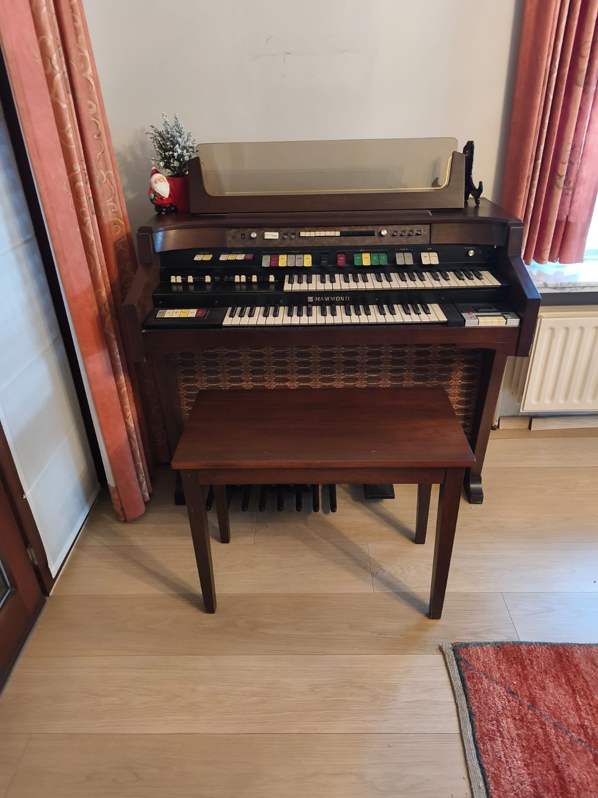 Orgel Hammond vintage 1977, Musique & Instruments, Enlèvement, Utilisé, 2 claviers, Orgue Hammond