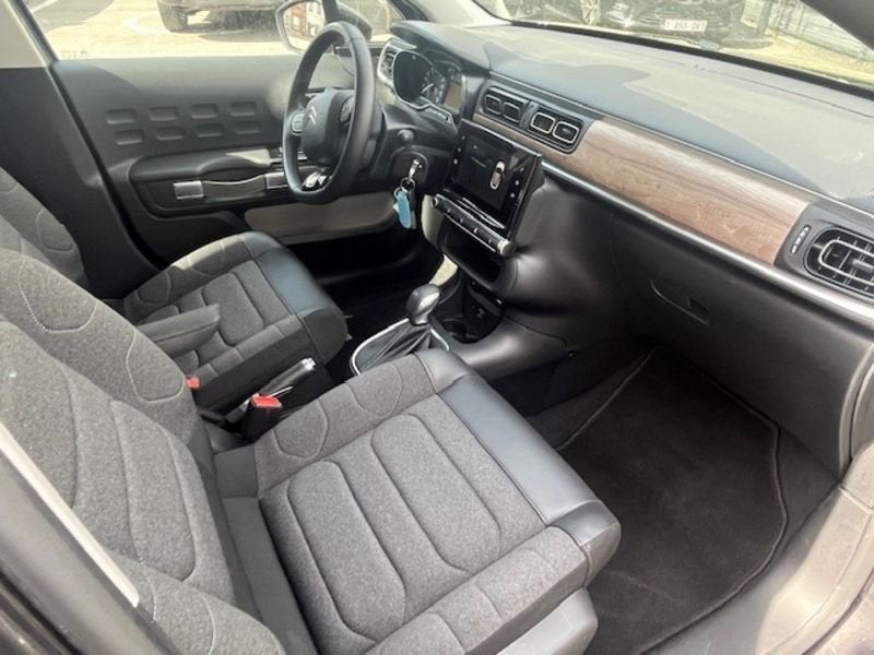 Citroen C3 SHINE S&S EAT6, Auto's, Citroën, https://public.car-pass.be/vhr/6ac88b17-b928-43ef-919e-9abbbc2ed3fe, Gebruikt, Leder en Stof