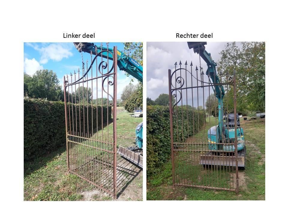 Smeedijzeren draaihekken / poort, Enlèvement, Utilisé