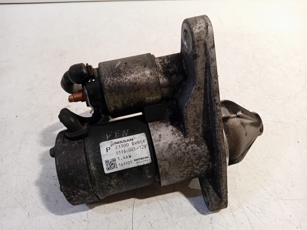 Startmotor Nissan X-Trail, Onderdelen@venauto.nl, Van der Ven Autorecycling B.V., Gebruikt, Ettenseweg 76, 4706 PB Roosendaal, The Netherlands