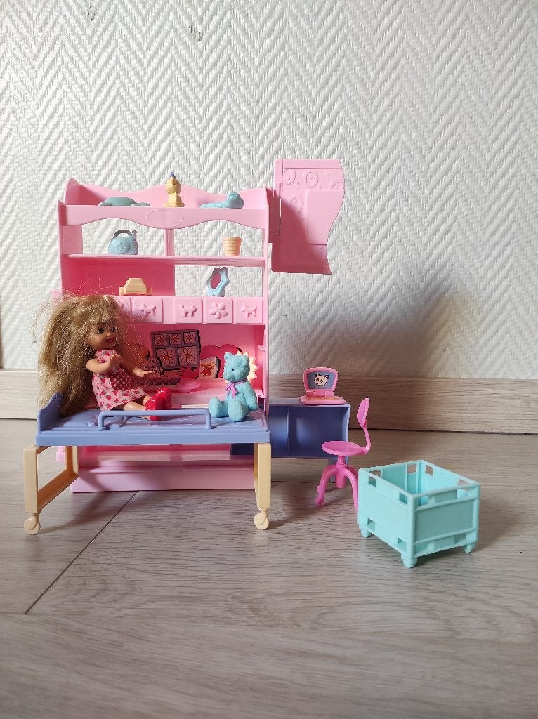 Barbie slaapkamer Shelly, Ophalen of Verzenden, Barbie