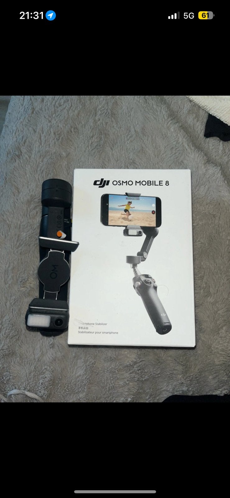 Dji osmo mobile 8, Envoi, Comme neuf, Fil ou câble, Apple