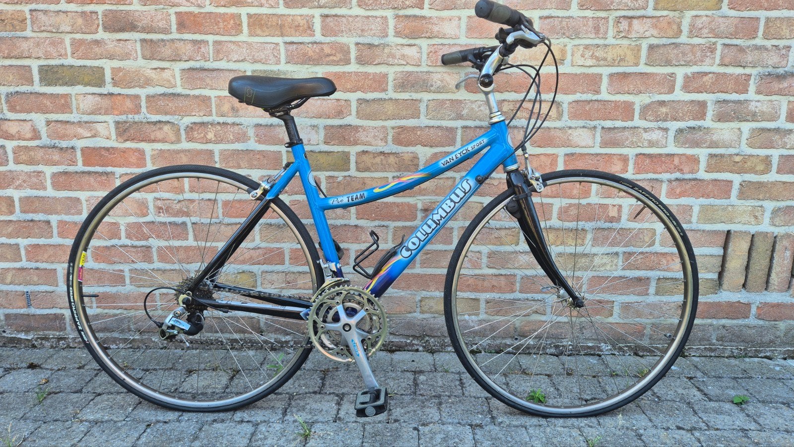 Colombus koersfiets alu, Gebruikt, Velgrem, Ophalen, Overige merken
