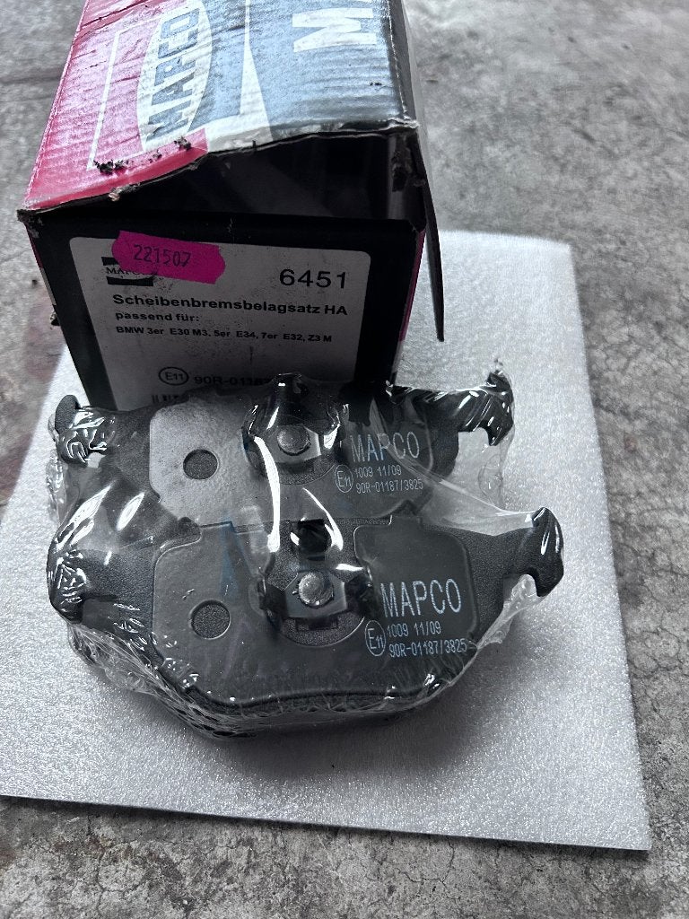 Kit Plaquettes de frein MAPCO 6451, Enlèvement ou Envoi, Neuf, BMW
