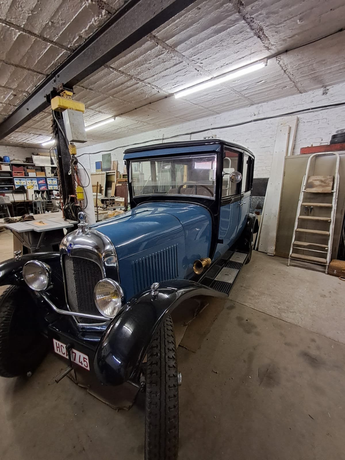 Oldtimer citroen b10, Auto's, Zwart, Bedrijf, Stadsauto, 4 deurs