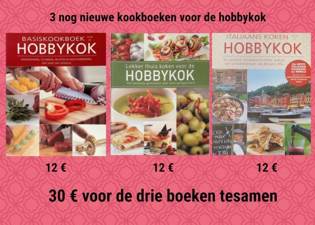 NIEUWE KOOKBOEKEN VOOR DE HOBBYKOK, Boeken, Ophalen of Verzenden, Nieuw