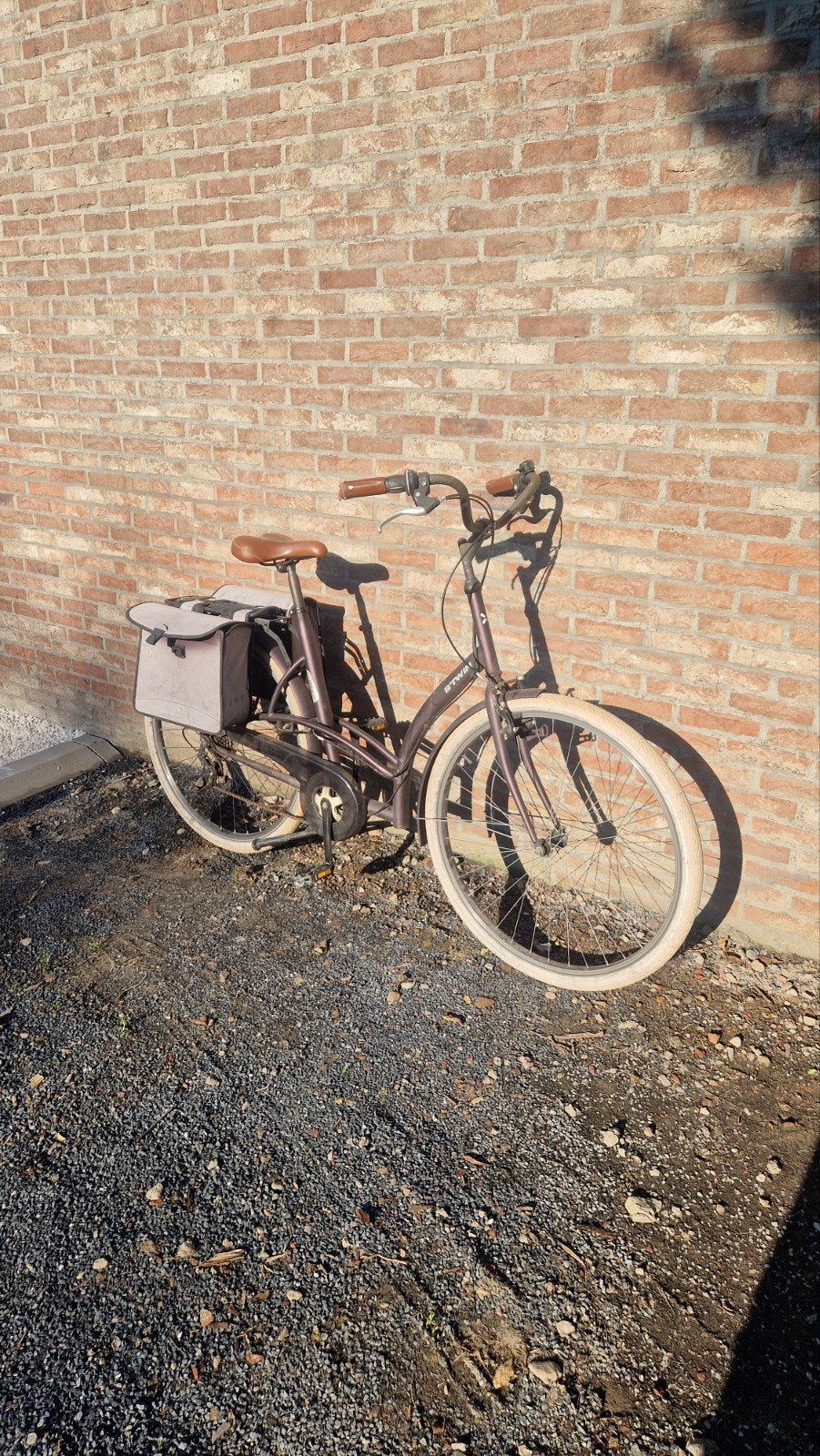 B twin damesfiets, Ophalen