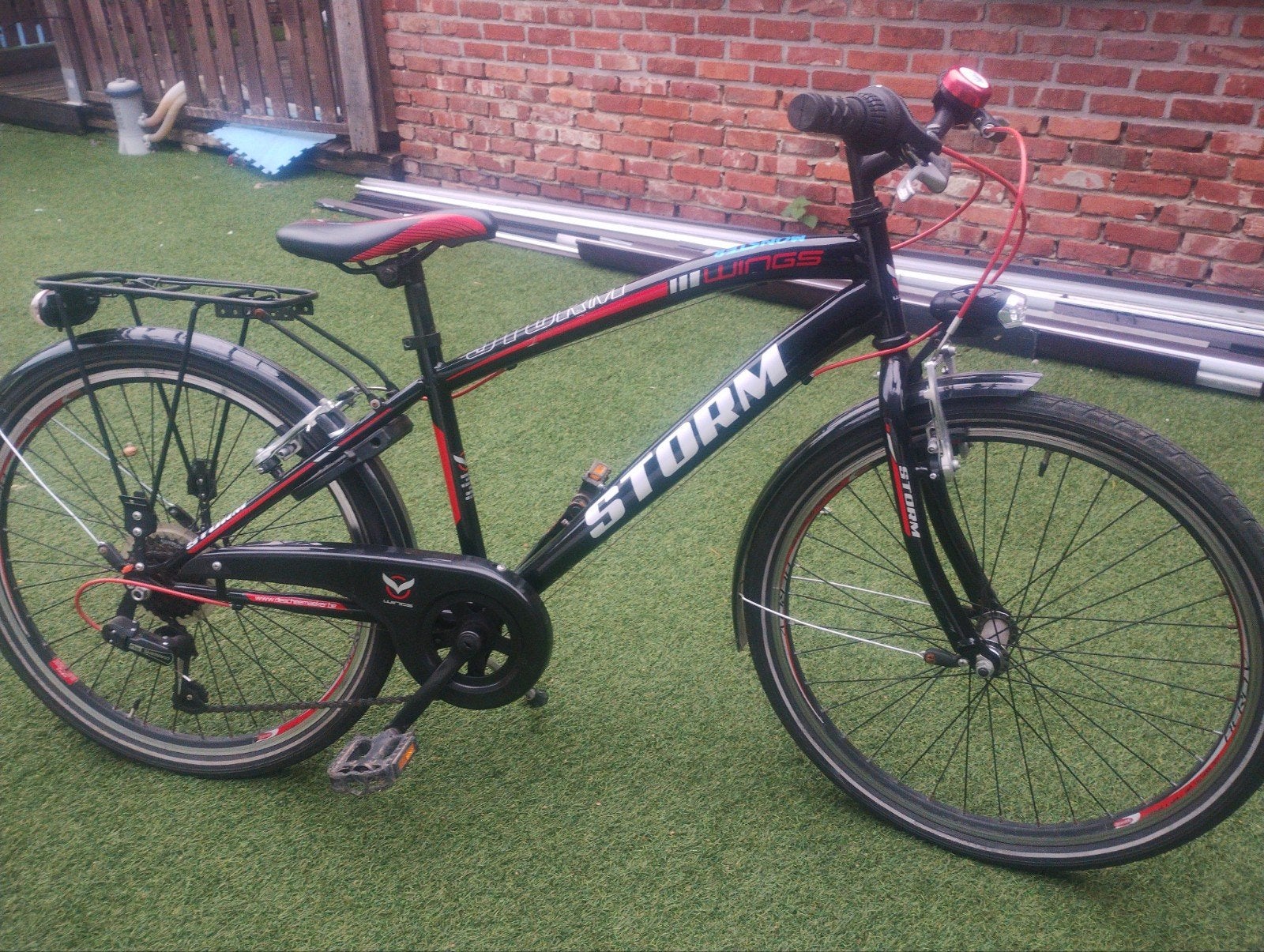 mooie jongens fiets, Fietsen en Brommers, Ophalen, Velgrem, Storm, Zo goed als nieuw