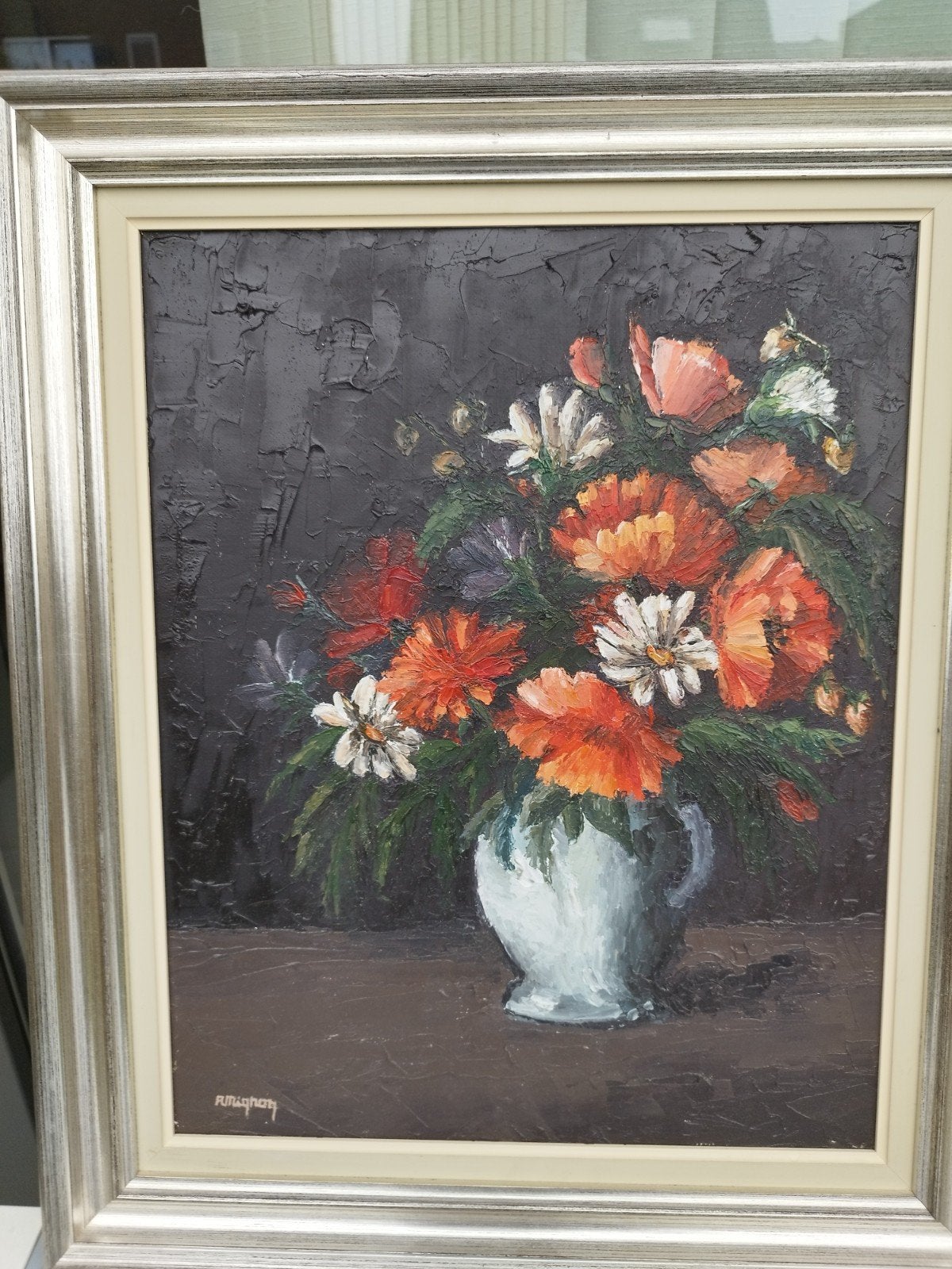 Schilderij Bloemen, Ophalen