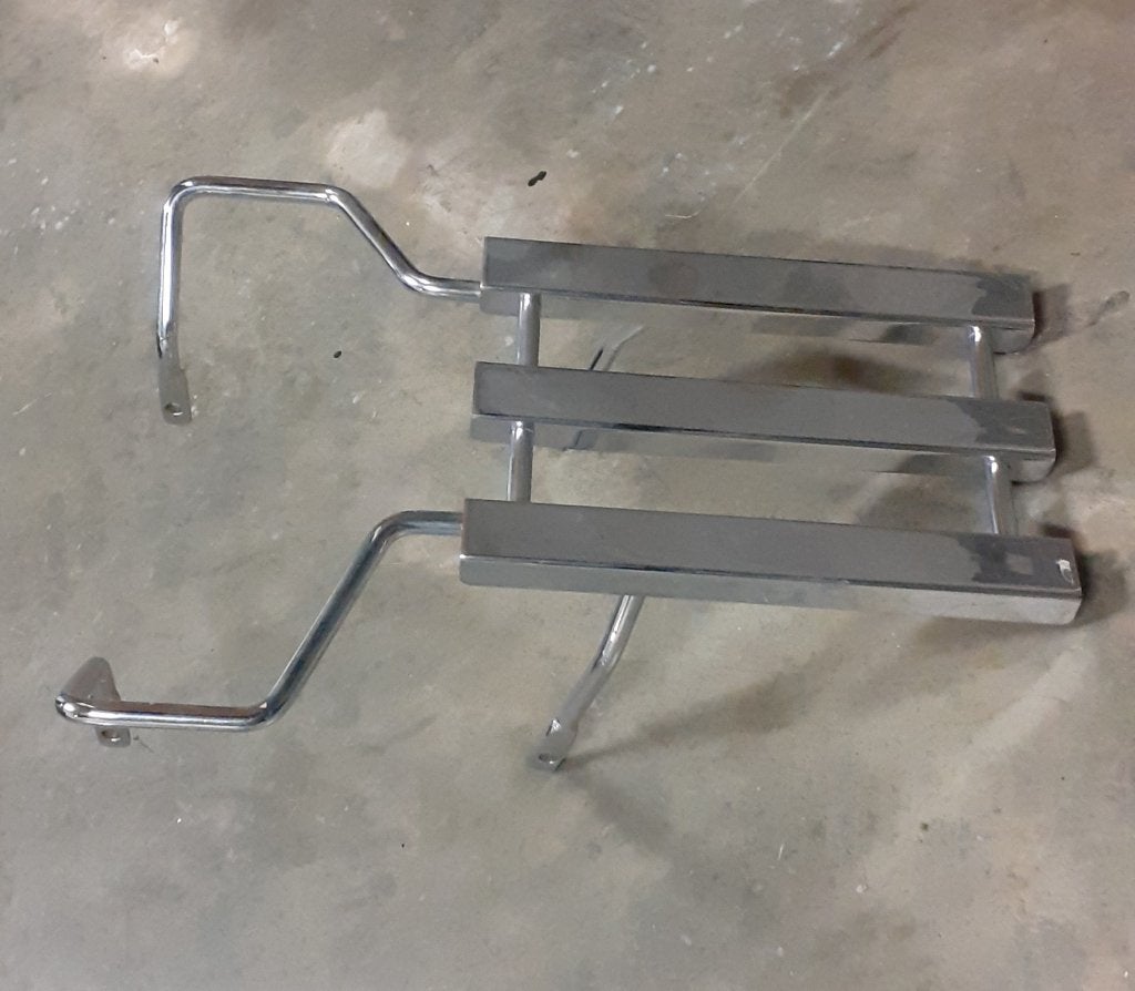 Chroom bagagerekje voor Harley Davidson Softail, Ophalen