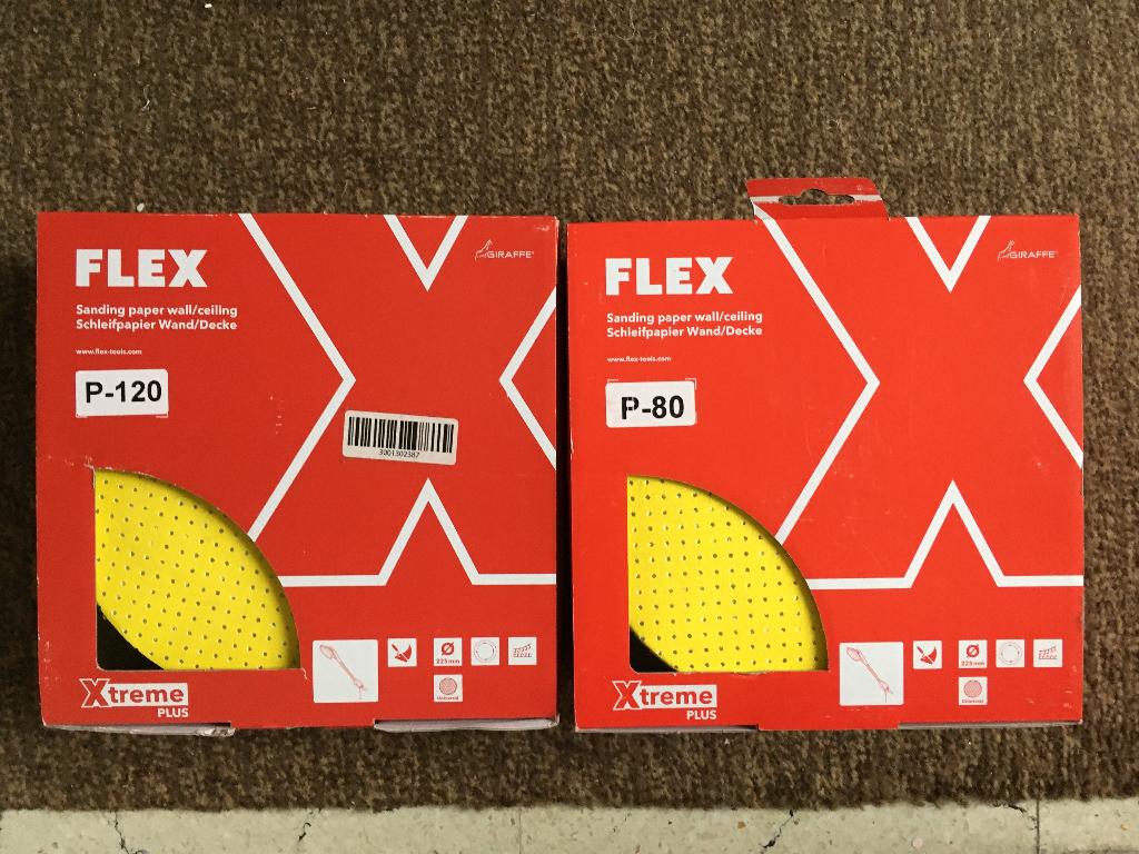 FLEX D225 schuurschijven P120 & P80, Enlèvement, Neuf, Ponceuse circulaire