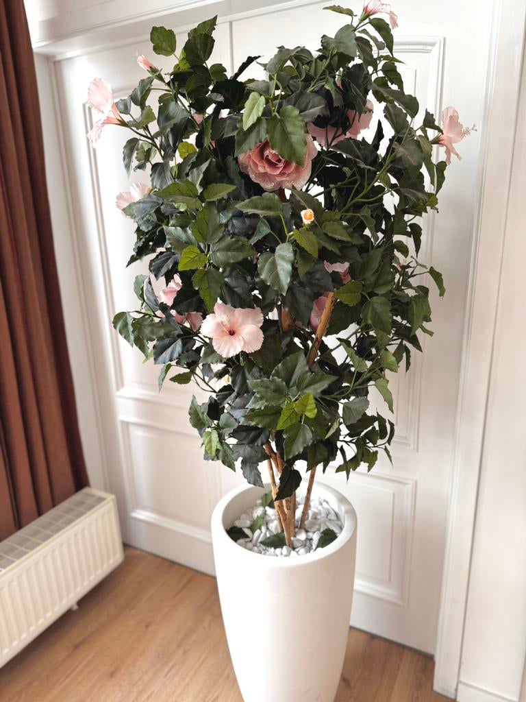 Kunstboom met afneembare roze bloemen 180cm, Enlèvement, Comme neuf