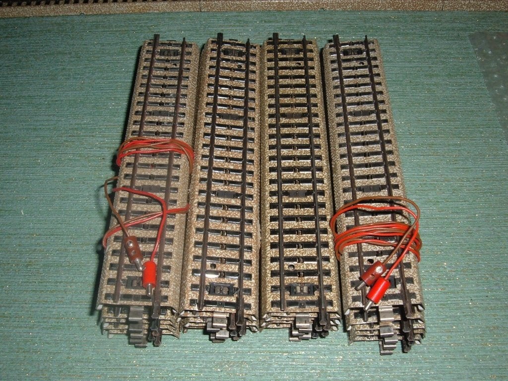 Marklin 20 rails droits (2 avec prise de courant), Enlèvement ou Envoi, Utilisé, Rails, Märklin