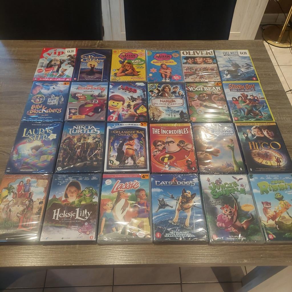Lot DVD's: Kinderfilms (sealed), Cd's en Dvd's, Ophalen of Verzenden