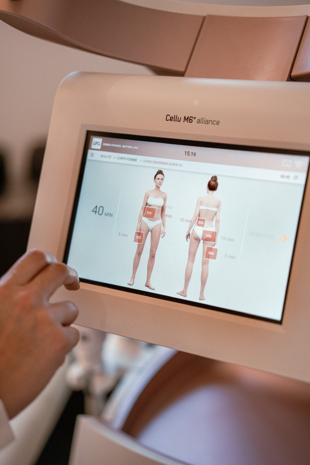 Machine endermologie, Massage