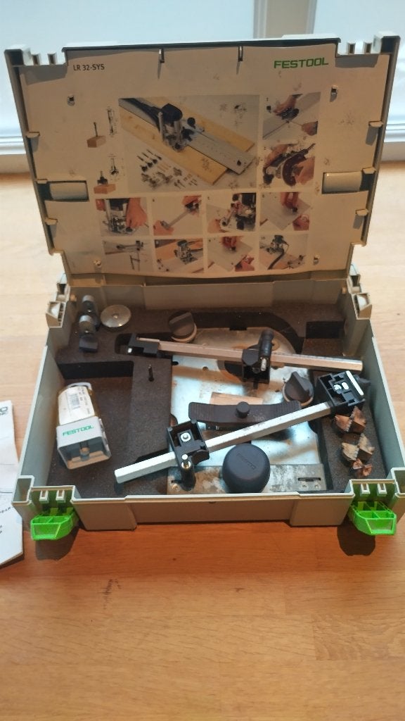 Festool LR32 Gatenrijset, Ophalen, Gebruikt, Bovenfrees, Festool