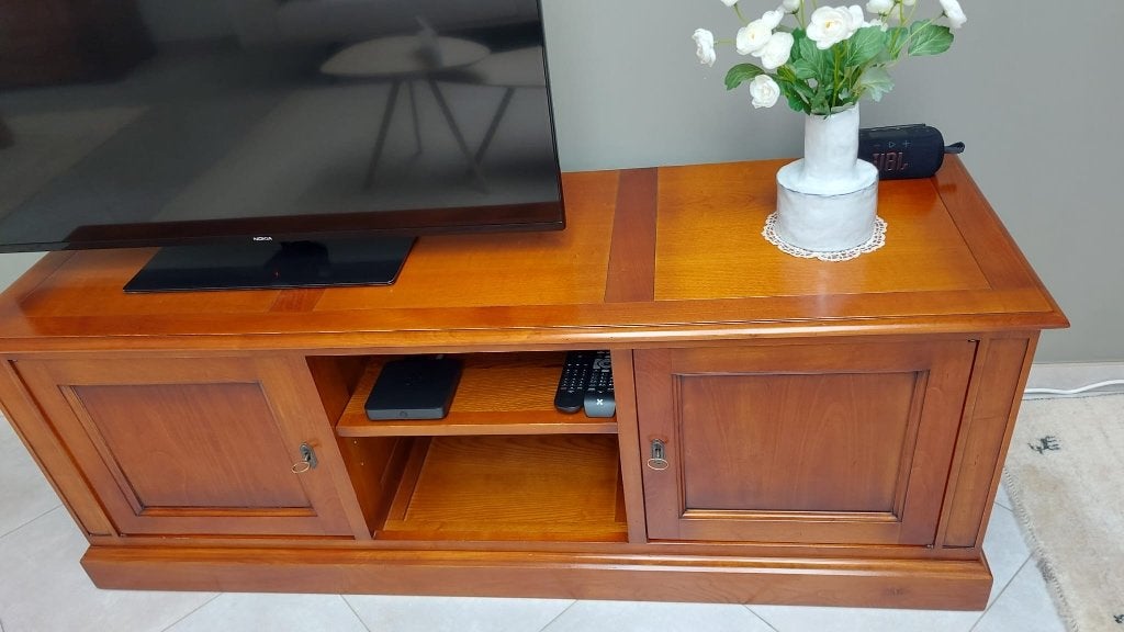 meuble de télévision, 25 à 50 cm, Comme neuf, 100 à 150 cm, Enlèvement