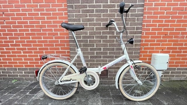 Retro plooi/vouwfiets, Fietsen en Brommers, Ophalen, Zo goed als nieuw, Deels opvouwbaar, 18 tot 20 inch