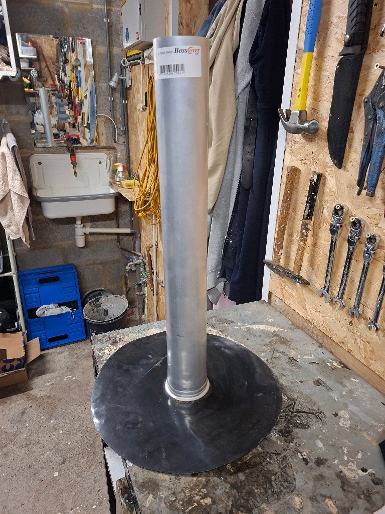 Dakdoorvoer regenwater epdm, Kunststof, Zwart, Overige typen, Nieuw