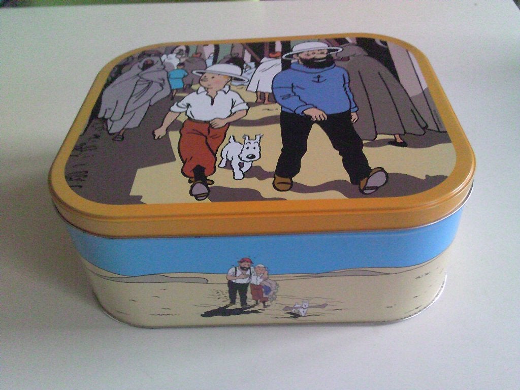 Kuifje , blikken doos ., Verzamelen, Ophalen of Verzenden, Kuifje