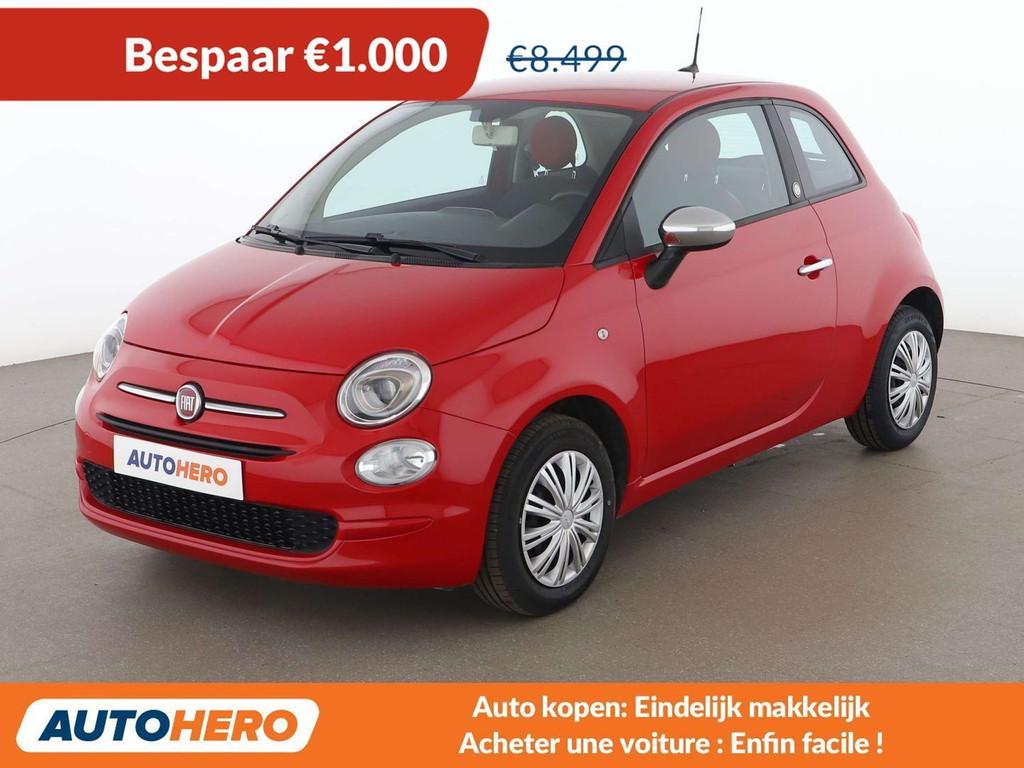 Fiat 500 1.2 Mirror (bj 2018), Auto's, 4 zetels, Stof, Gebruikt, Start-stop-systeem