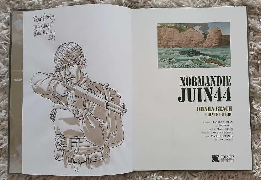 BD Normandie juin 44 Djian Paillou Dédicace Neuf, Livres, BD, Une BD, Enlèvement ou Envoi, Neuf
