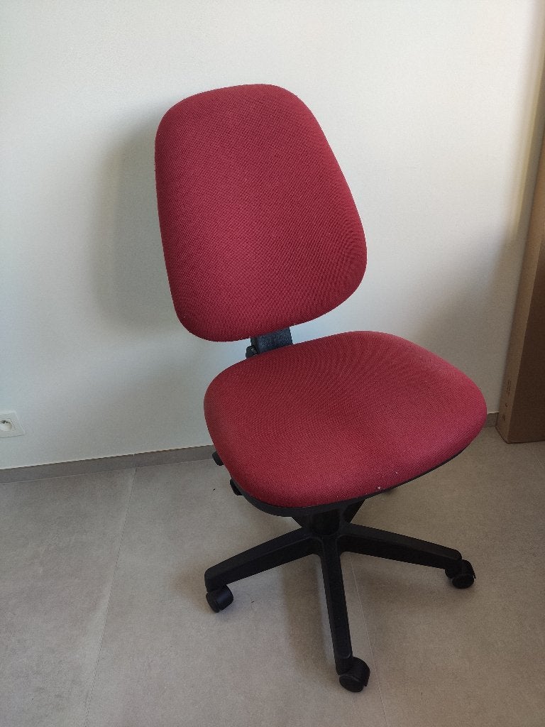 Bureaustoel, Ophalen, Gebruikt, Rood, Bureaustoel