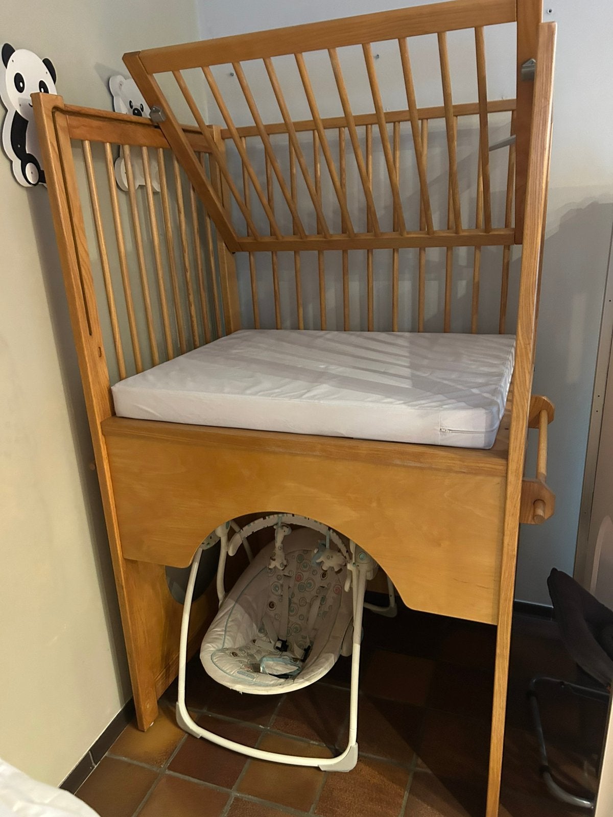 Hoge babybox/park, Kinderen en Baby's, Babyparken, Ophalen, Zo goed als nieuw
