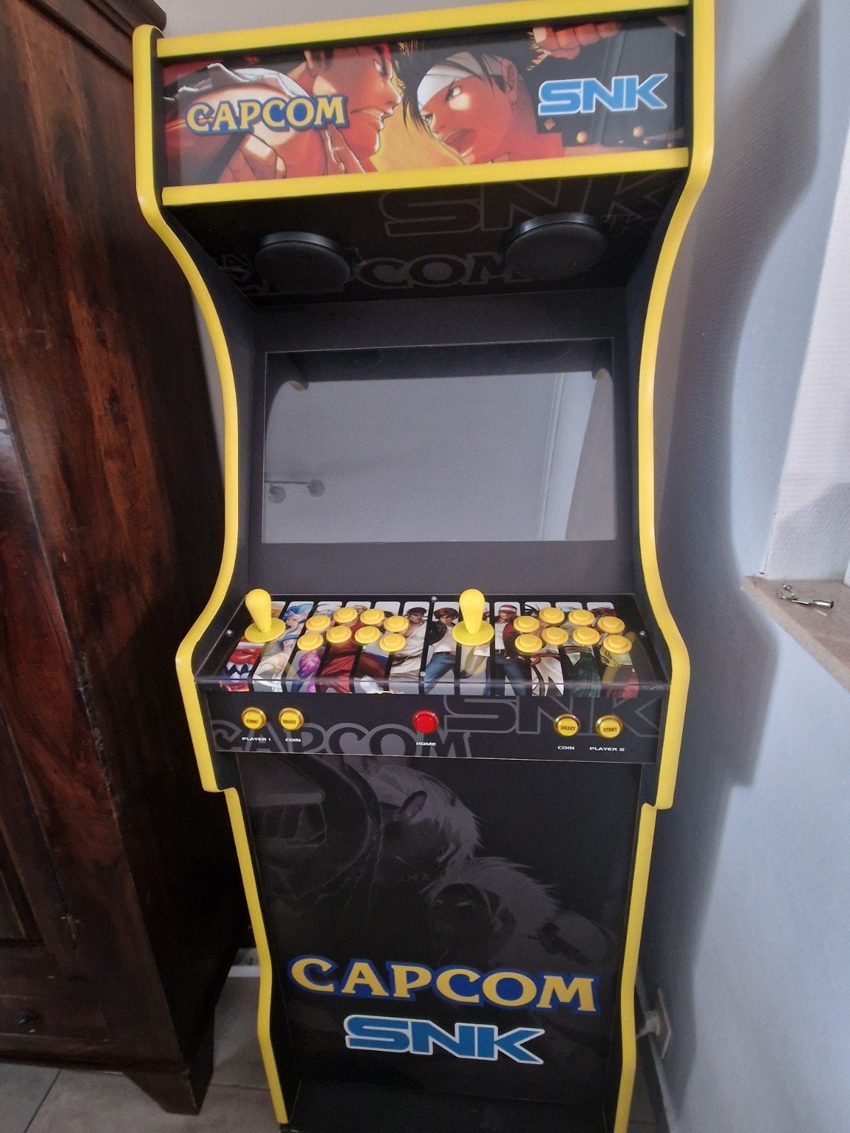 Arcadekast, Ophalen