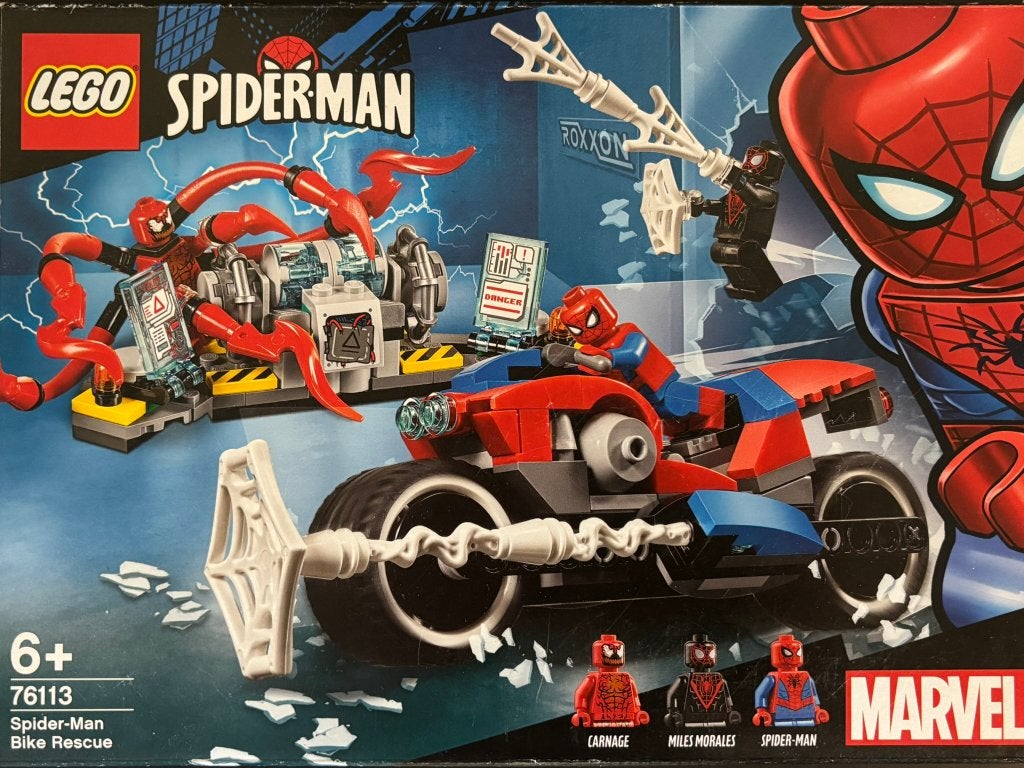 Lego Spiderman – sets 76113 & 76198 – 100% volledig, Lego, Ensemble complet, Plusieurs sets, Utilisé
