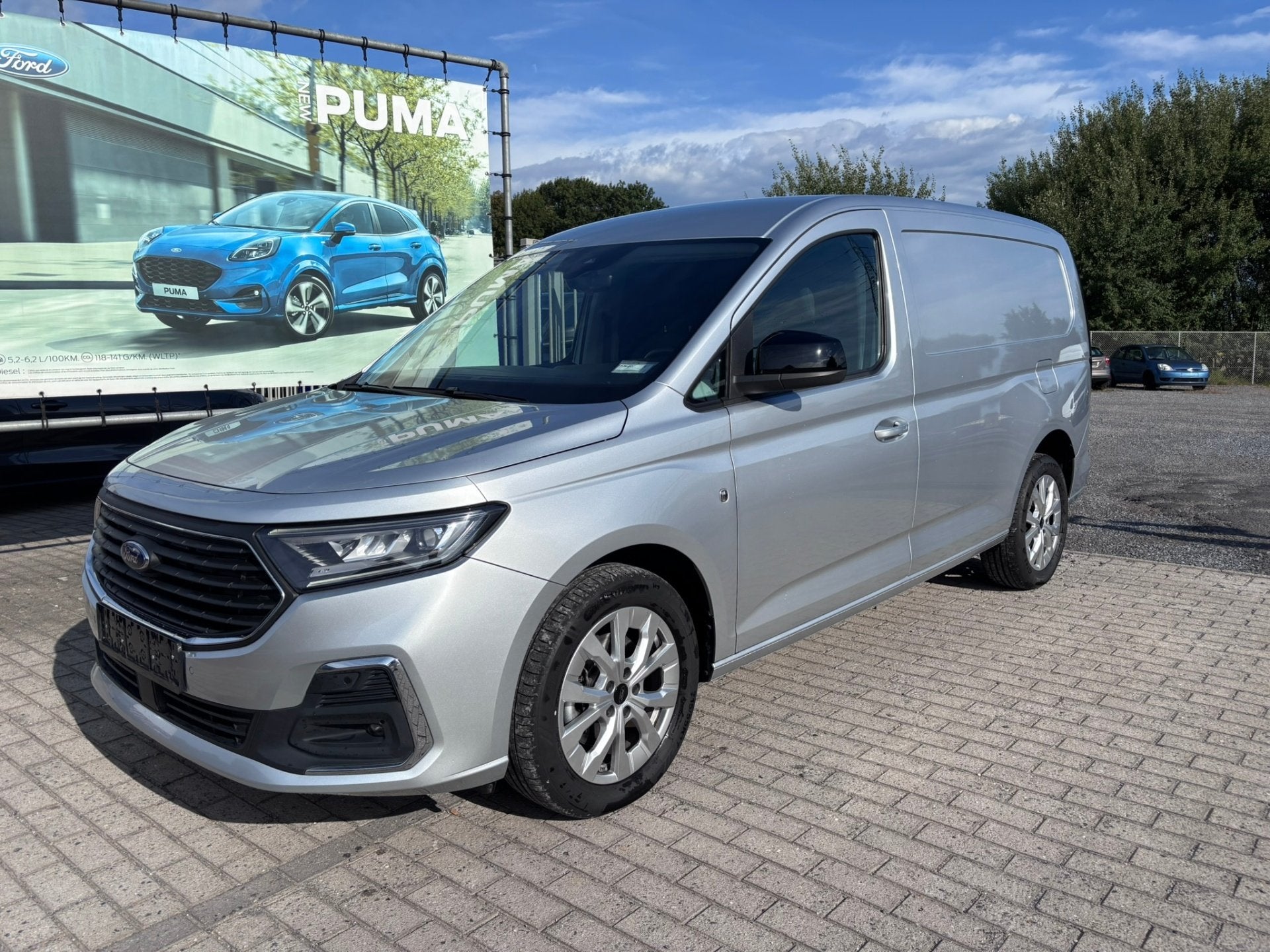 Ford Transit Connect Limited / L2 / AUTOMAAT, Autos, Camionnettes & Utilitaires, Capteur de stationnement, 2 places, 1968 cm³