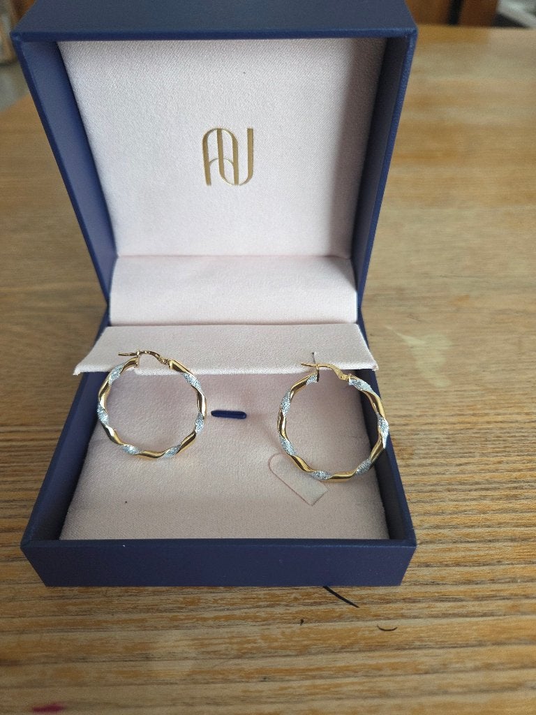 Boucle d'oreille, Bijoux, Sacs & Beauté, Boucles d'oreilles, Neuf, Or, Enlèvement, Blanc